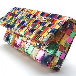 Ecoist Recycled Candy Wrapper Clutch Purse
